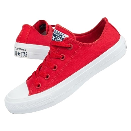 Buty Converse Ct Ii Ox 150151C czerwone ze sklepu ButyModne.pl w kategorii Trampki dziecięce - zdjęcie 177967617