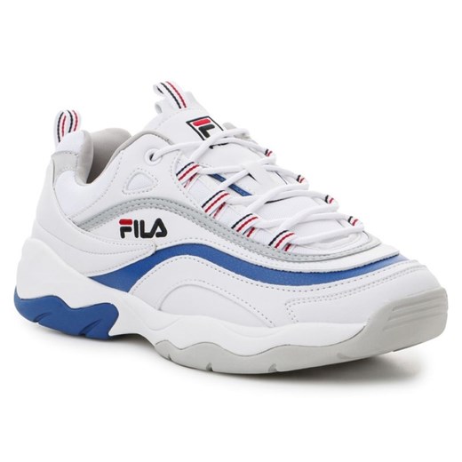 Buty Fila Ray Flow 1010578-02G białe ze sklepu ButyModne.pl w kategorii Buty sportowe męskie - zdjęcie 177967627