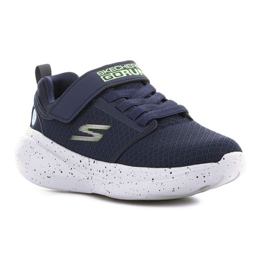 Buty Skechers Earthly Kid 405028L-NVY niebieskie ze sklepu ButyModne.pl w kategorii Buty sportowe dziecięce - zdjęcie 177967687