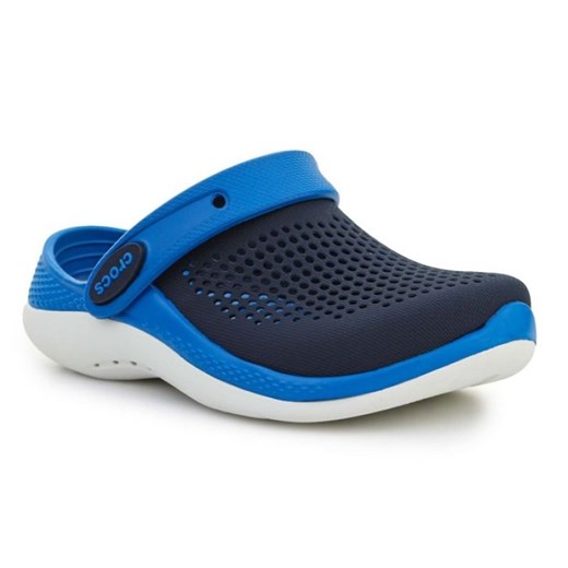 Klapki Crocs LiteRide 360 Kids Clog 207021-4KB niebieskie ze sklepu ButyModne.pl w kategorii Klapki dziecięce - zdjęcie 177967945