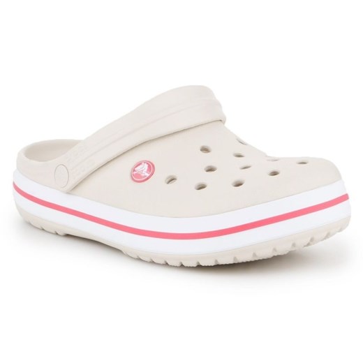 Klapki Crocs Crocband Stucco 11016-1AS różowe ze sklepu ButyModne.pl w kategorii Klapki damskie - zdjęcie 177967976