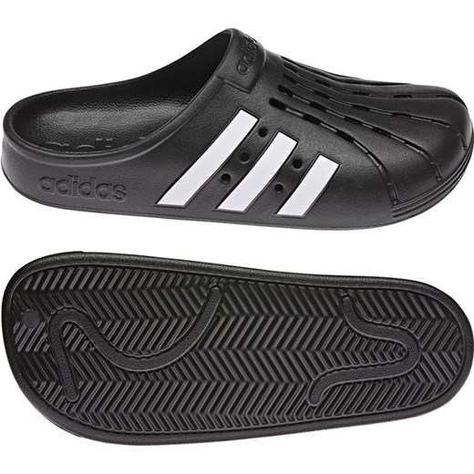 Klapki adidas Adilette Clog GZ5886 czarne ze sklepu ButyModne.pl w kategorii Klapki męskie - zdjęcie 177967988