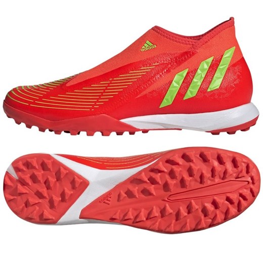 Buty adidas Predator Edge.3 Ll Tf GV8533 czerwone pomarańcze i czerwienie ze sklepu ButyModne.pl w kategorii Buty sportowe męskie - zdjęcie 177968017