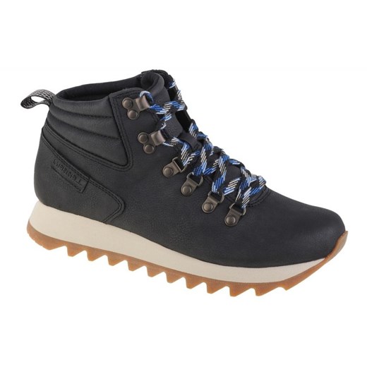 Buty Merrell Alpine Hiker J003594 czarne ze sklepu ButyModne.pl w kategorii Buty trekkingowe damskie - zdjęcie 177968157