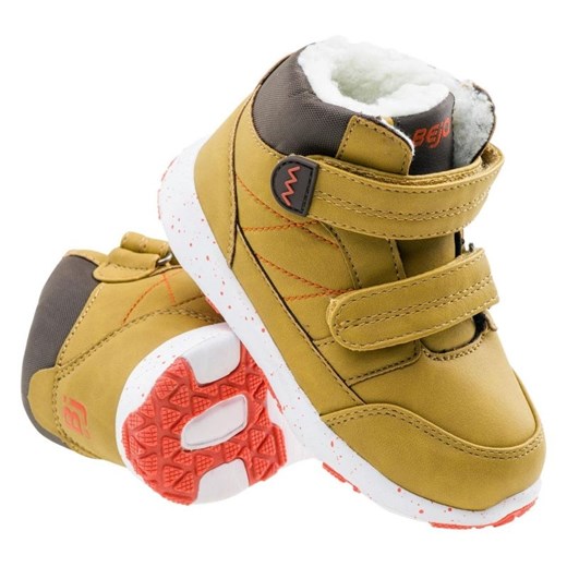 Buty Bejo Lasio 92800210489 żółte ze sklepu ButyModne.pl w kategorii Buty zimowe dziecięce - zdjęcie 177968166