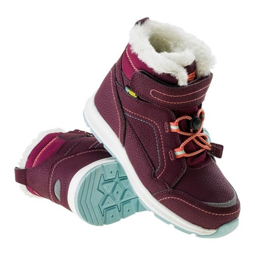 Buty Bejo Dibis 92800280569 czerwone ze sklepu ButyModne.pl w kategorii Buty zimowe dziecięce - zdjęcie 177968167