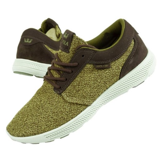 Buty sportowe Supra Hammer Run 08128-285 zielone ze sklepu ButyModne.pl w kategorii Buty sportowe męskie - zdjęcie 177968226