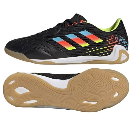 Buty piłkarskie adidas Copa Sense.3 In Sala FY6192 czarne czarne ze sklepu ButyModne.pl w kategorii Buty sportowe męskie - zdjęcie 177968237