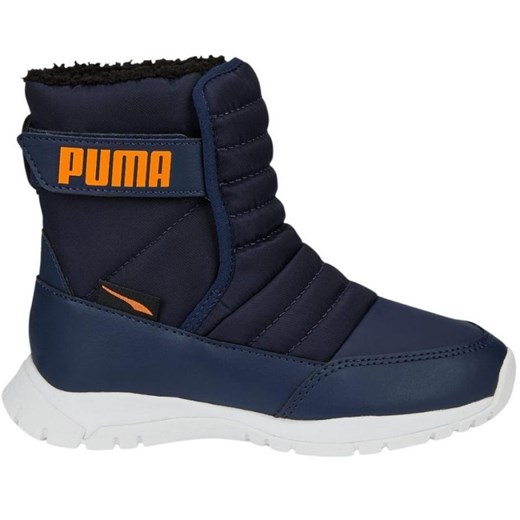 Buty Puma Nieve Wtr Ac Ps 380745 06 niebieskie ze sklepu ButyModne.pl w kategorii Buty zimowe dziecięce - zdjęcie 177968245
