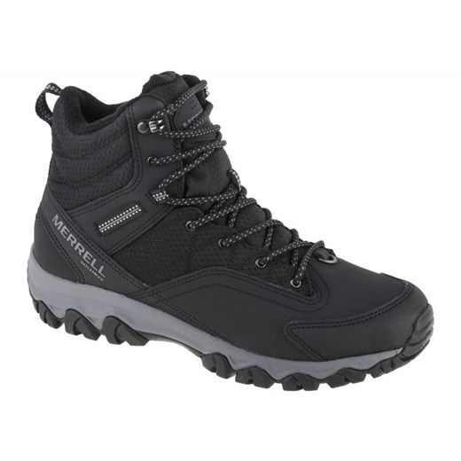 Buty Merrell Thermo Akita Mid Wp J036441 czarne ze sklepu ButyModne.pl w kategorii Buty trekkingowe męskie - zdjęcie 177968305