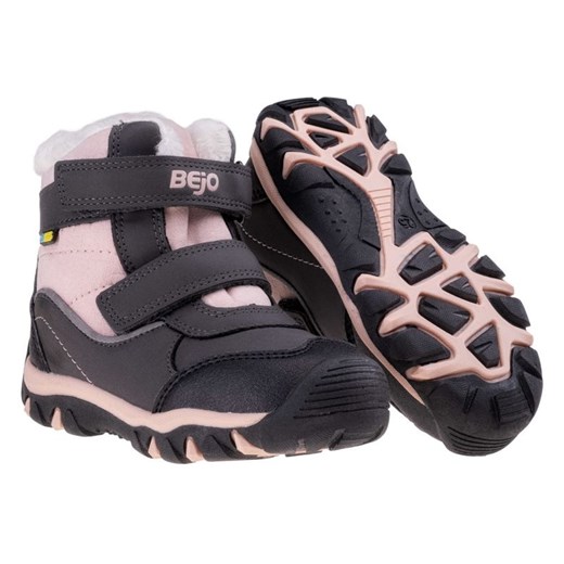 Buty Bejo Baisy Mid Wp 92800442213 czarne ze sklepu ButyModne.pl w kategorii Buty zimowe dziecięce - zdjęcie 177968317