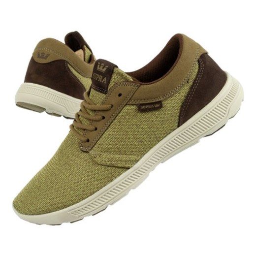 Buty sportowe Supra Hammer Run 08128-357 zielone ze sklepu ButyModne.pl w kategorii Buty sportowe męskie - zdjęcie 177968327
