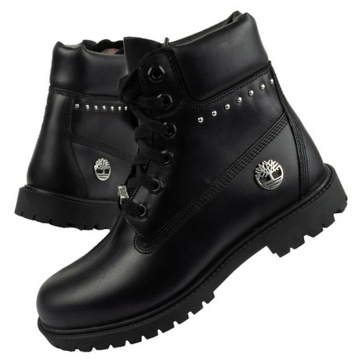 Buty Timberland TB0A5MJA-015 czarne ze sklepu ButyModne.pl w kategorii Workery damskie - zdjęcie 177968335