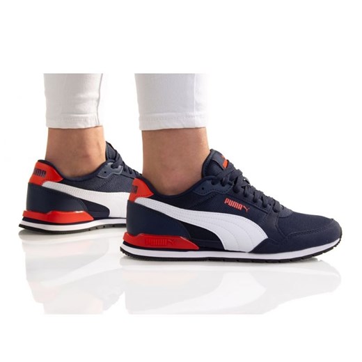 Buty Puma St Runner V3 Mesh 38551009 niebieskie ze sklepu ButyModne.pl w kategorii Buty sportowe dziecięce - zdjęcie 177968417
