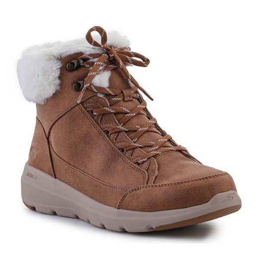 Buty Skechers Glacial Ultra Cozyly 144178-CSNT brązowe Skechers 37 ButyModne.pl