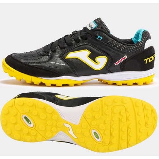 Buty piłkarskie Joma Top Flex 2301 Tf M TOPS2301TF czarne czarne ze sklepu ButyModne.pl w kategorii Buty sportowe męskie - zdjęcie 177968589