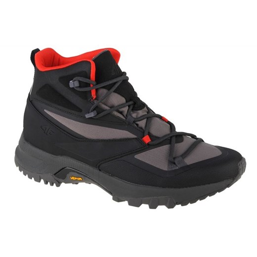 Buty 4F Dust Trekking Boots M AW22FOTSM006-22S czarne ze sklepu ButyModne.pl w kategorii Buty trekkingowe męskie - zdjęcie 177968608