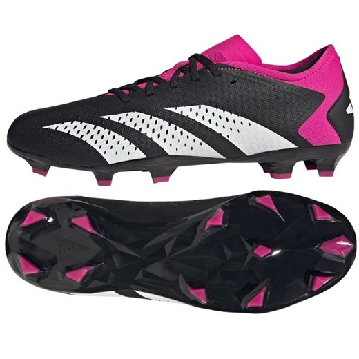 Buty piłkarskie adidas Predator Accuracy.3 L Fg M GW4602 czarne czarne 44 ButyModne.pl