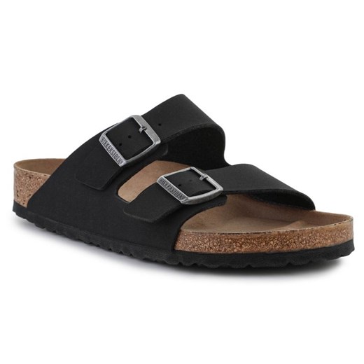 Klapki Birkenstock Arizona 1019115 czarne ze sklepu ButyModne.pl w kategorii Klapki męskie - zdjęcie 177968898
