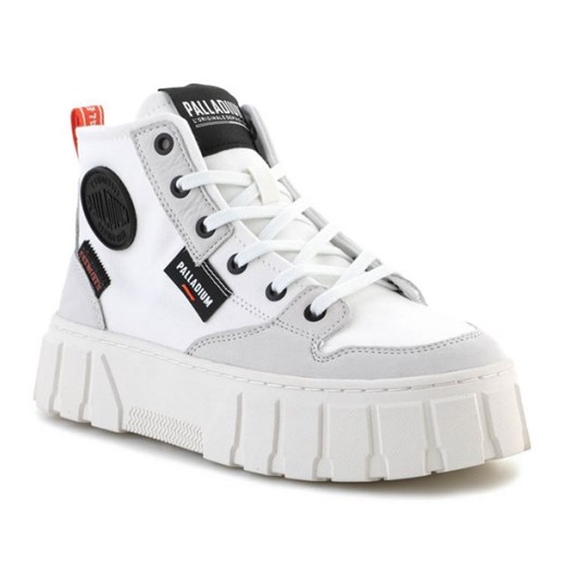 Buty Palladium Pallatower Hi W 98573-116-M białe ze sklepu ButyModne.pl w kategorii Trampki damskie - zdjęcie 177968946