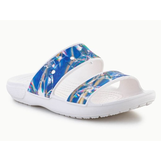 Klapki Crocs Classic Hyperreal Sandal W 208375-928 niebieskie ze sklepu ButyModne.pl w kategorii Klapki damskie - zdjęcie 177969077