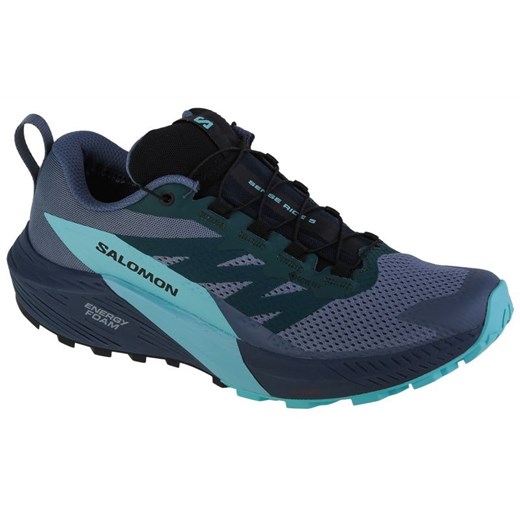Buty Salomon Sense Ride 5 Gtx M 471474 niebieskie ze sklepu ButyModne.pl w kategorii Buty sportowe męskie - zdjęcie 177969129