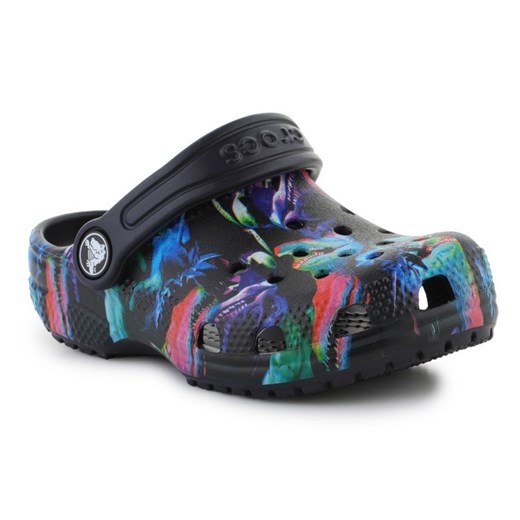 Klapki Crocs Classic Dino Clog Jr 208303-4LF czarne ze sklepu ButyModne.pl w kategorii Klapki dziecięce - zdjęcie 177969137