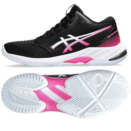 Buty Asics Netburner Ballistic Ff Mt 3 W 1052A070-003 czarne czarne ze sklepu ButyModne.pl w kategorii Buty sportowe damskie - zdjęcie 177969169