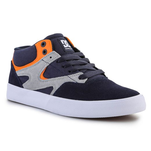 Buty DC Skate Kalis Vulc Mid S M ADYS300719-NGH niebieskie ze sklepu ButyModne.pl w kategorii Trampki męskie - zdjęcie 177969288