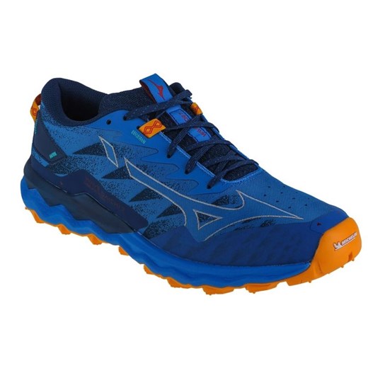 Buty Mizuno Wave Daichi 7 M J1GJ227131 niebieskie ze sklepu ButyModne.pl w kategorii Buty sportowe męskie - zdjęcie 177969389