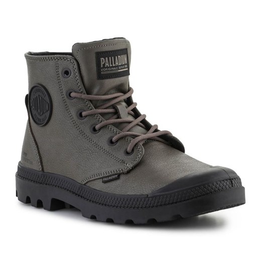 Buty Palladium Pampa Hi Supply Lth 77963-213-M czarne ze sklepu ButyModne.pl w kategorii Buty zimowe męskie - zdjęcie 177969548
