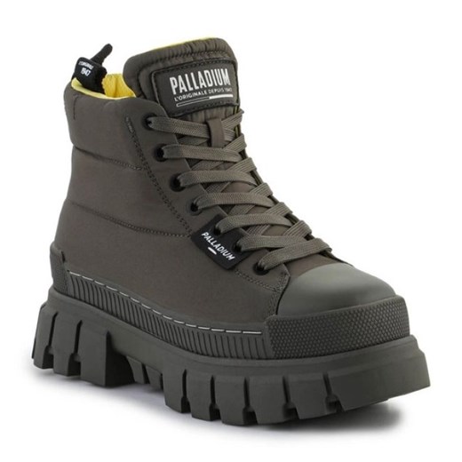 Buty Palladium Revolt Boot Overcush 98863-325-M zielone ze sklepu ButyModne.pl w kategorii Workery damskie - zdjęcie 177969665