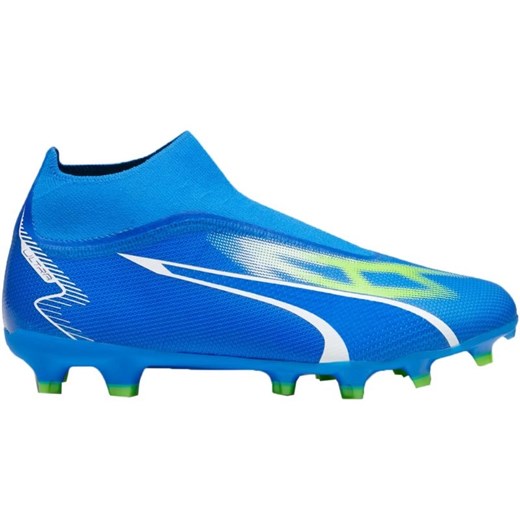 Buty piłkarskie Puma Ultra Match+ Ll FG/AG 107511 03 niebieskie ze sklepu ButyModne.pl w kategorii Buty sportowe męskie - zdjęcie 177969757