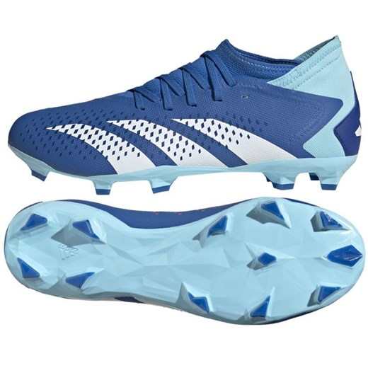 Buty piłkarskie adidas Predator Accuracy.3 Fg GZ0026 niebieskie ze sklepu ButyModne.pl w kategorii Buty sportowe męskie - zdjęcie 177969765