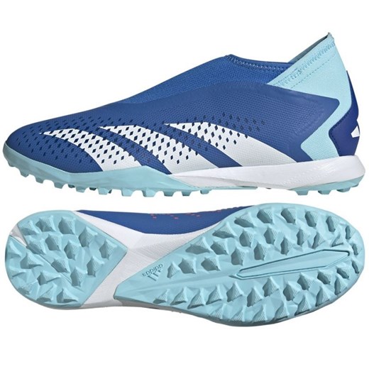 Buty piłkarskie adidas Predator Accuracy.3 Ll Tf GZ0001 niebieskie ze sklepu ButyModne.pl w kategorii Buty sportowe męskie - zdjęcie 177969769