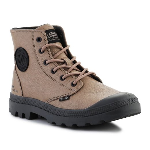 Buty Palladium Pampa Hi Supply Lth 77963-297 brązowe ze sklepu ButyModne.pl w kategorii Buty zimowe męskie - zdjęcie 177969958