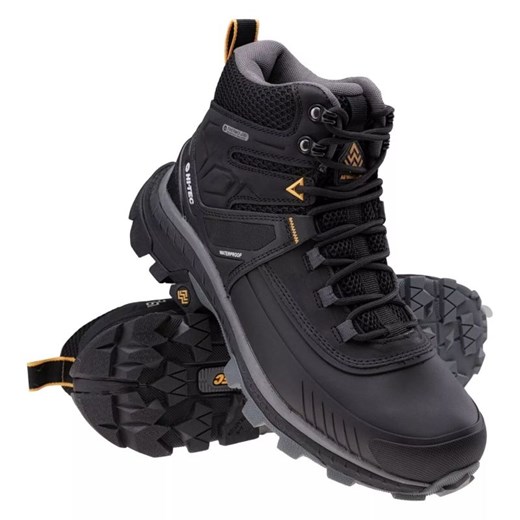 Buty Hi-Tec Everest Snow Hiker M 92800555289 czarne ze sklepu ButyModne.pl w kategorii Buty trekkingowe męskie - zdjęcie 177969965