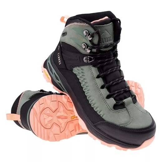 Buty Elbrus Engen Mid Wp Gr W 92800555459 zielone ze sklepu ButyModne.pl w kategorii Buty trekkingowe damskie - zdjęcie 177969969