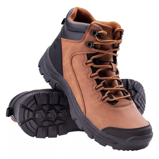 Buty Hi-Tec Renar Mid M 92800555275 brązowe ze sklepu ButyModne.pl w kategorii Buty trekkingowe męskie - zdjęcie 177969976
