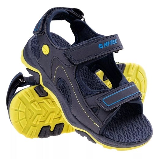 Sandały Hi-Tec Solin 92800490123 niebieskie ze sklepu ButyModne.pl w kategorii Sandały dziecięce - zdjęcie 177969996