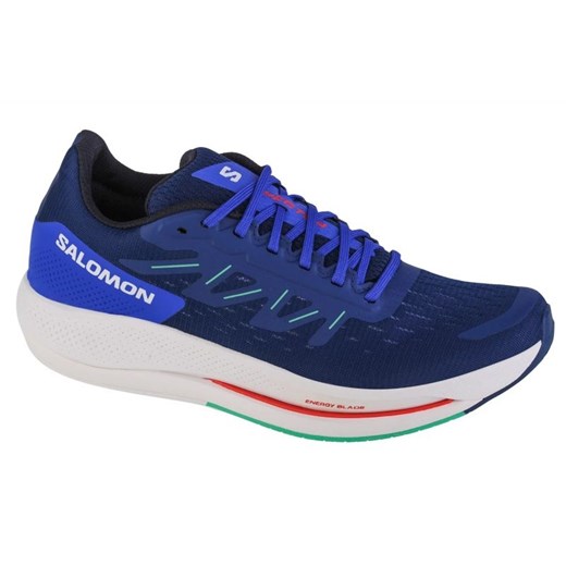 Buty do biegania Salomon Spectur M 415899 niebieskie ze sklepu ButyModne.pl w kategorii Buty sportowe męskie - zdjęcie 177970075