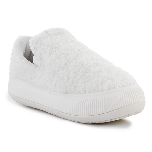 Buty Puma Suede Mayu Slip-on Teddy W 384887 02 białe ze sklepu ButyModne.pl w kategorii Trampki damskie - zdjęcie 177970096