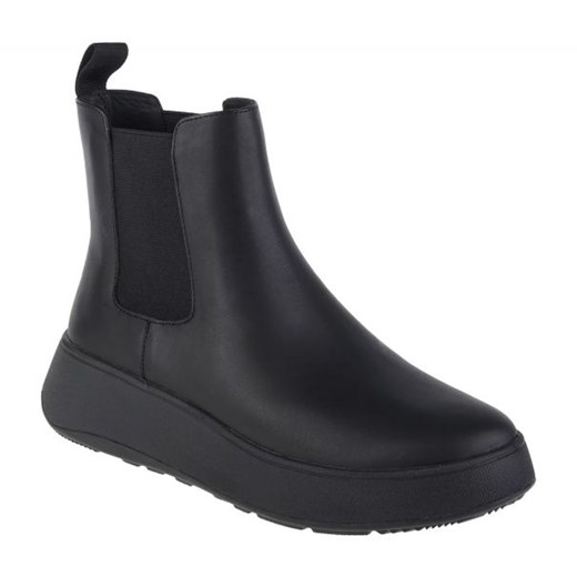 Buty FitFlop F-Mode W FH4-090 czarne ze sklepu ButyModne.pl w kategorii Botki - zdjęcie 177970278