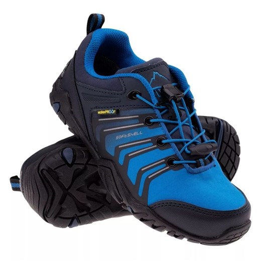 Buty Elbrus Erimley Low Wp Jr 92800402298 niebieskie ze sklepu ButyModne.pl w kategorii Buty trekkingowe dziecięce - zdjęcie 177970378