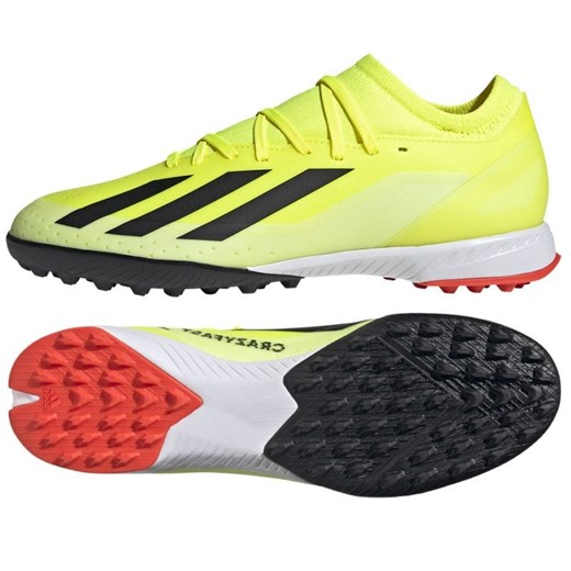 Buty adidas X Crazyfast League Tf M IF0698 żółte ze sklepu ButyModne.pl w kategorii Buty sportowe męskie - zdjęcie 177970419