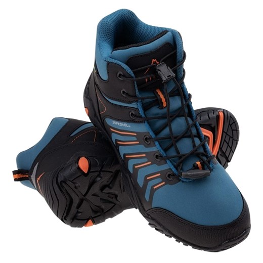 Buty Elbrus Erimley Mid Wp Teen 92800377064 czarne ze sklepu ButyModne.pl w kategorii Buty sportowe dziecięce - zdjęcie 177970436