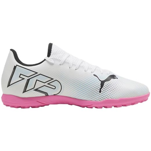 Buty piłkarskie Puma Future 7 Play Tt M 107726 01 białe ze sklepu ButyModne.pl w kategorii Buty sportowe męskie - zdjęcie 177970496