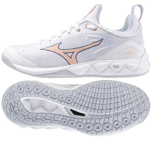 Buty do siatkówki Mizuno Wave Luminous 2 W V1GC212000 białe ze sklepu ButyModne.pl w kategorii Buty sportowe damskie - zdjęcie 177970505