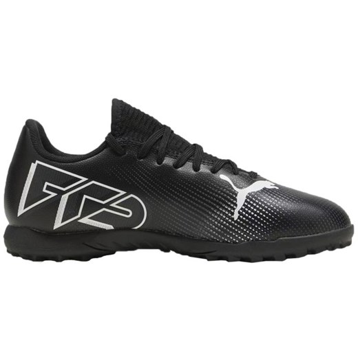 Buty piłkarskie Puma Future 7 Play Tt Jr 107737 02 czarne ze sklepu ButyModne.pl w kategorii Buty sportowe dziecięce - zdjęcie 177970599