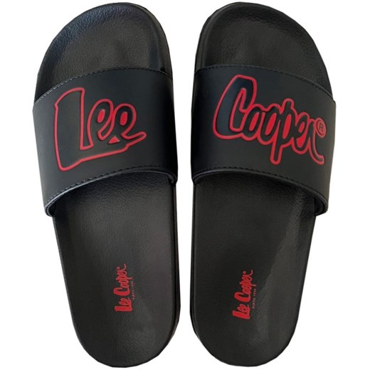 Klapki Lee Cooper LCW-24-42-2483LA czarne ze sklepu ButyModne.pl w kategorii Klapki damskie - zdjęcie 177970717